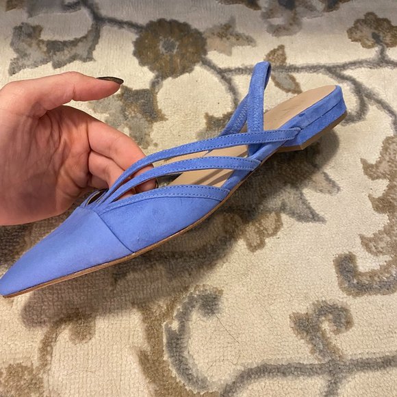 27 Edit Haylee Slingback Flat Shoes Size 8.5M - Picture 2 of 5